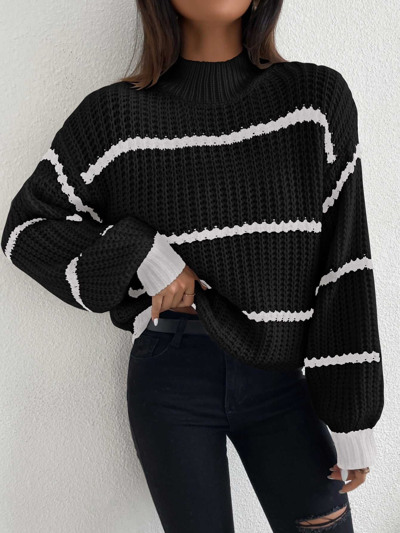 Casual Chic Gestreepte Damestrui
