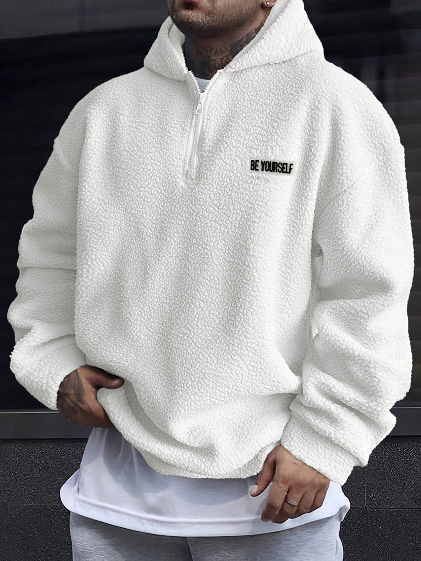 Cozy Teddy Half Zip