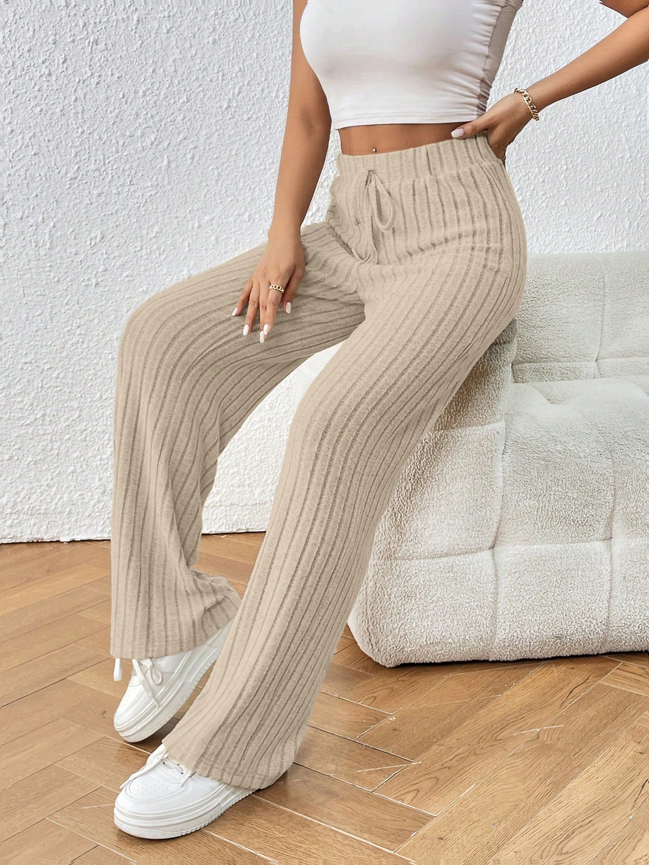 Zachte Geribbelde Broek