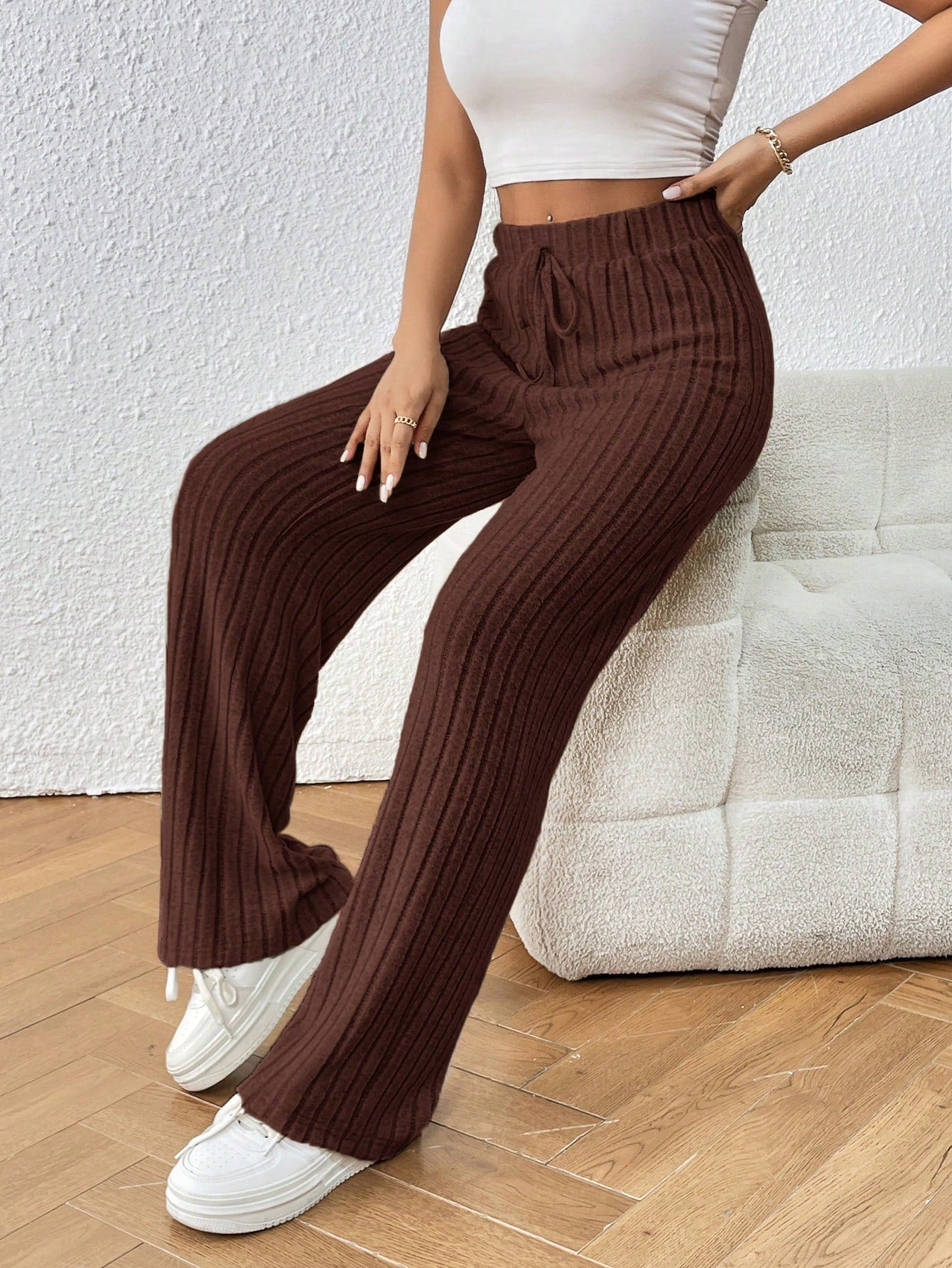 Zachte Geribbelde Broek