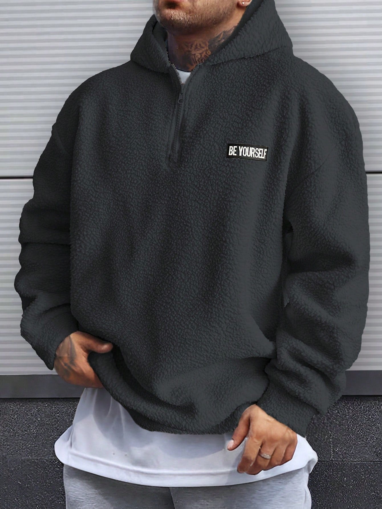 Cozy Teddy Half Zip