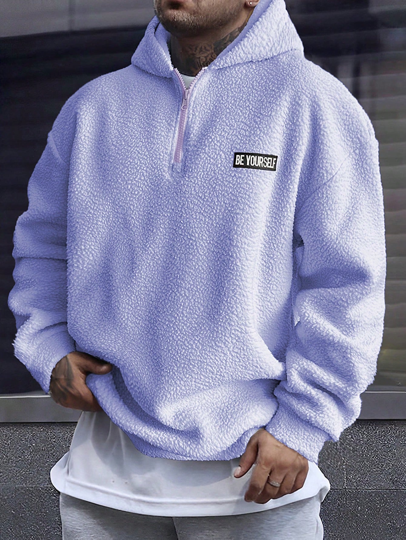 Cozy Teddy Half Zip