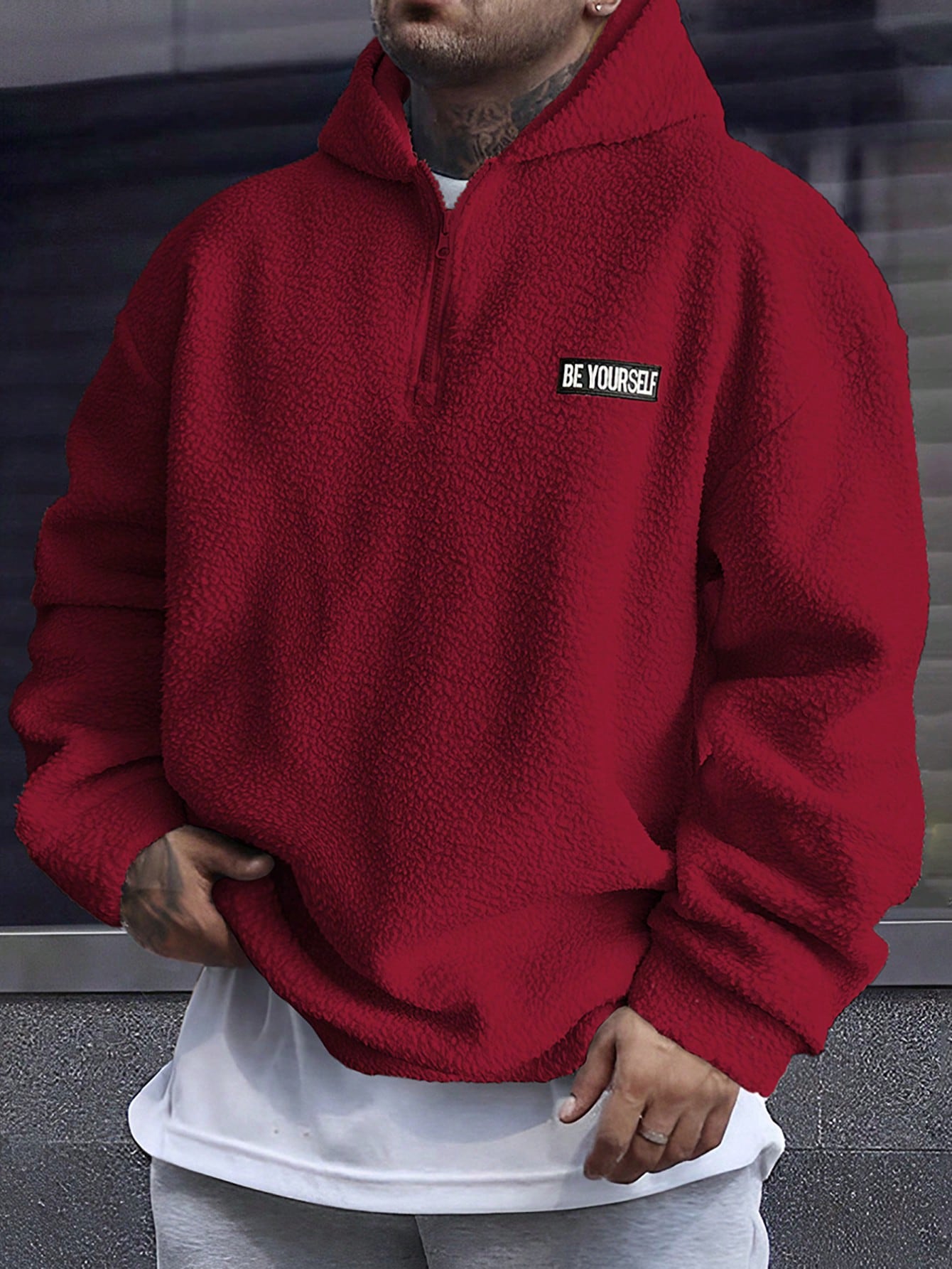 Cozy Teddy Half Zip