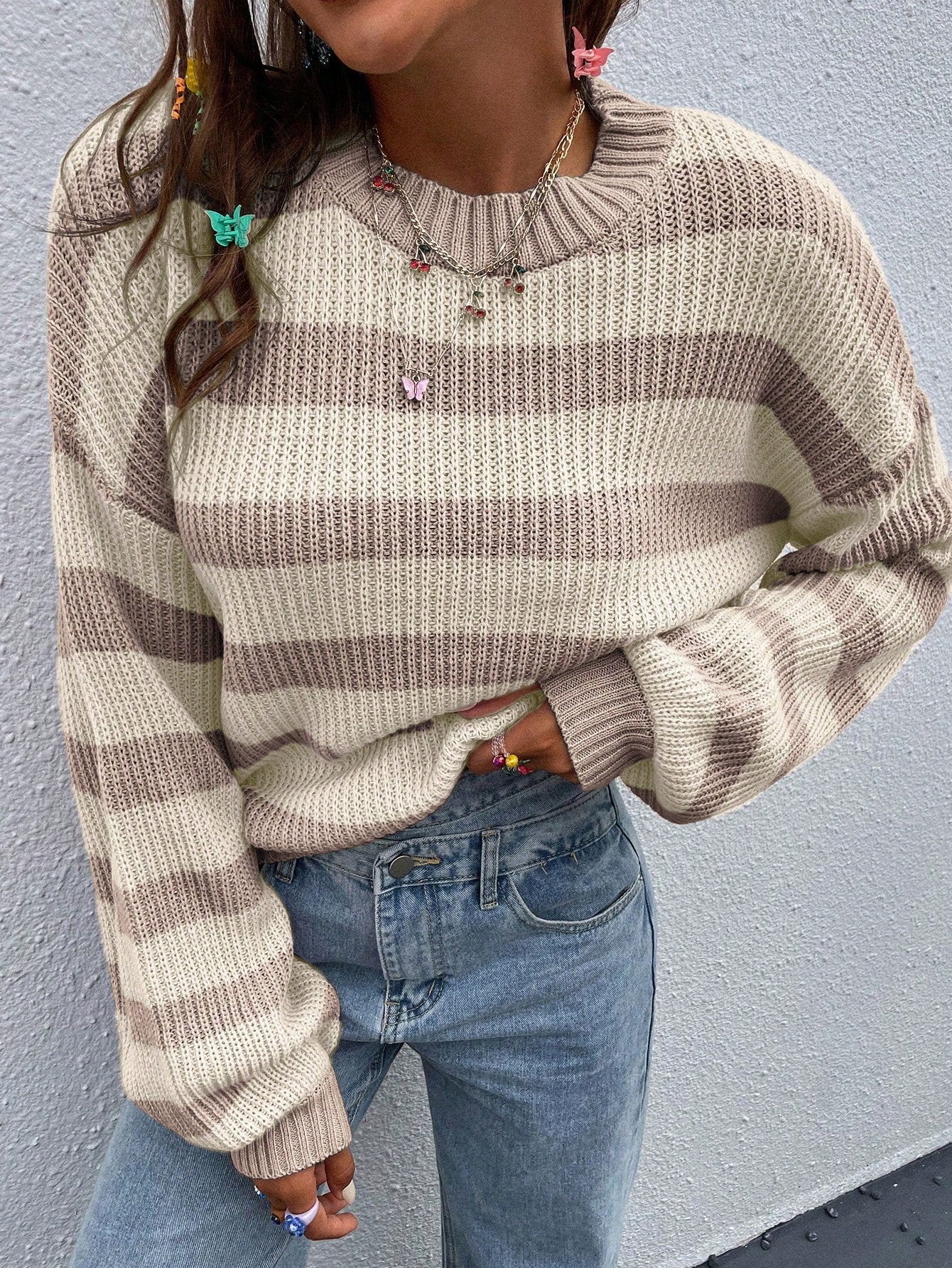 Casual Off-Shoulder Damestrui