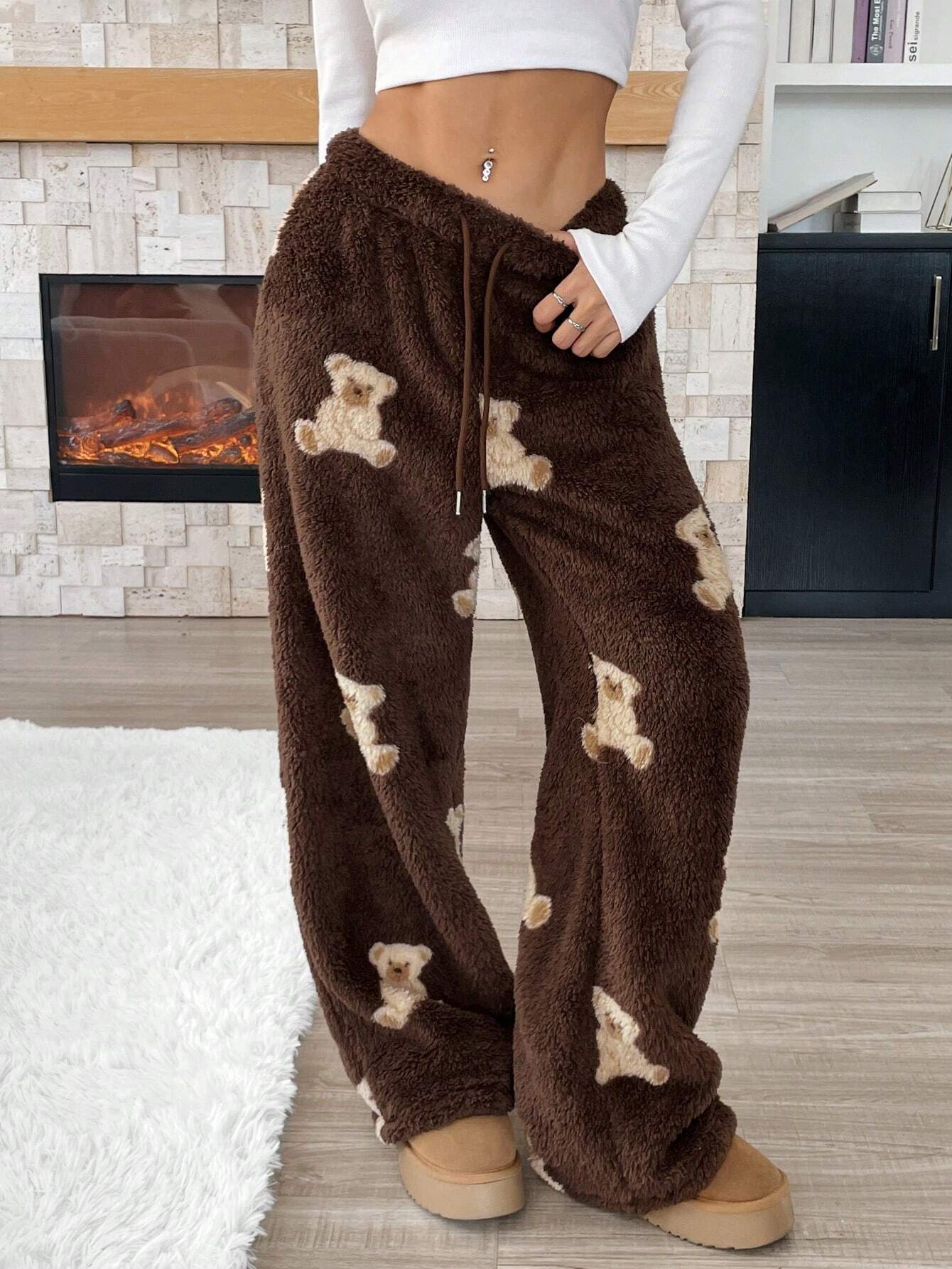 Teddy Fleece Broek Dames