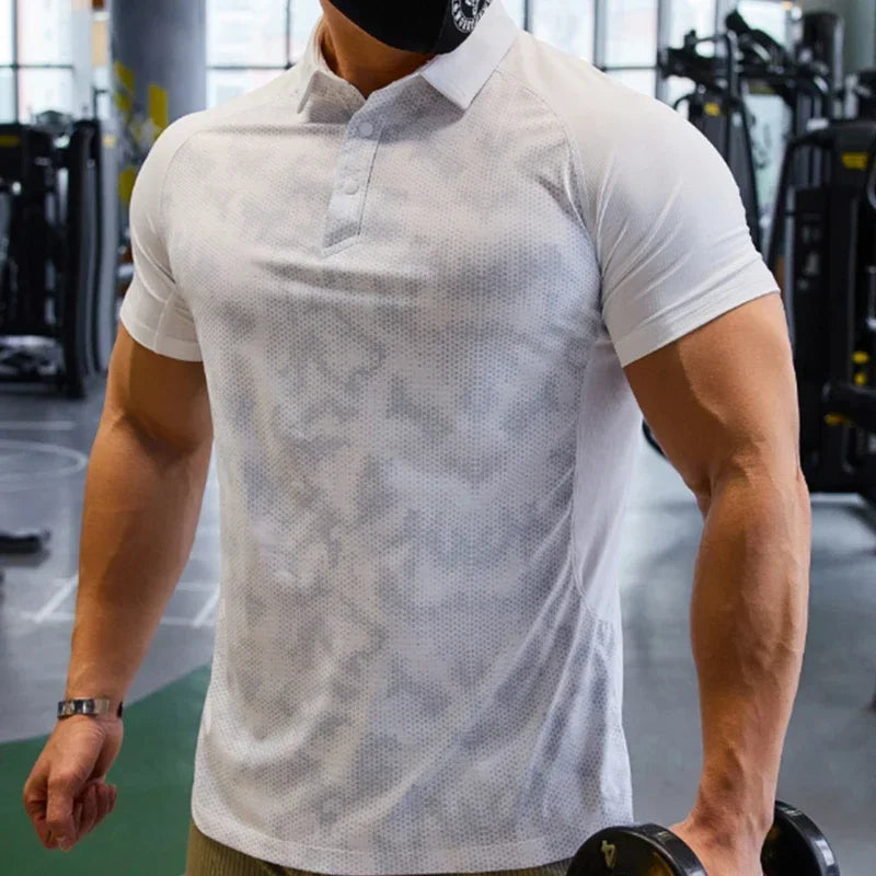 Men Dry Fit Compression Sweatshirt Man Short Sleeve