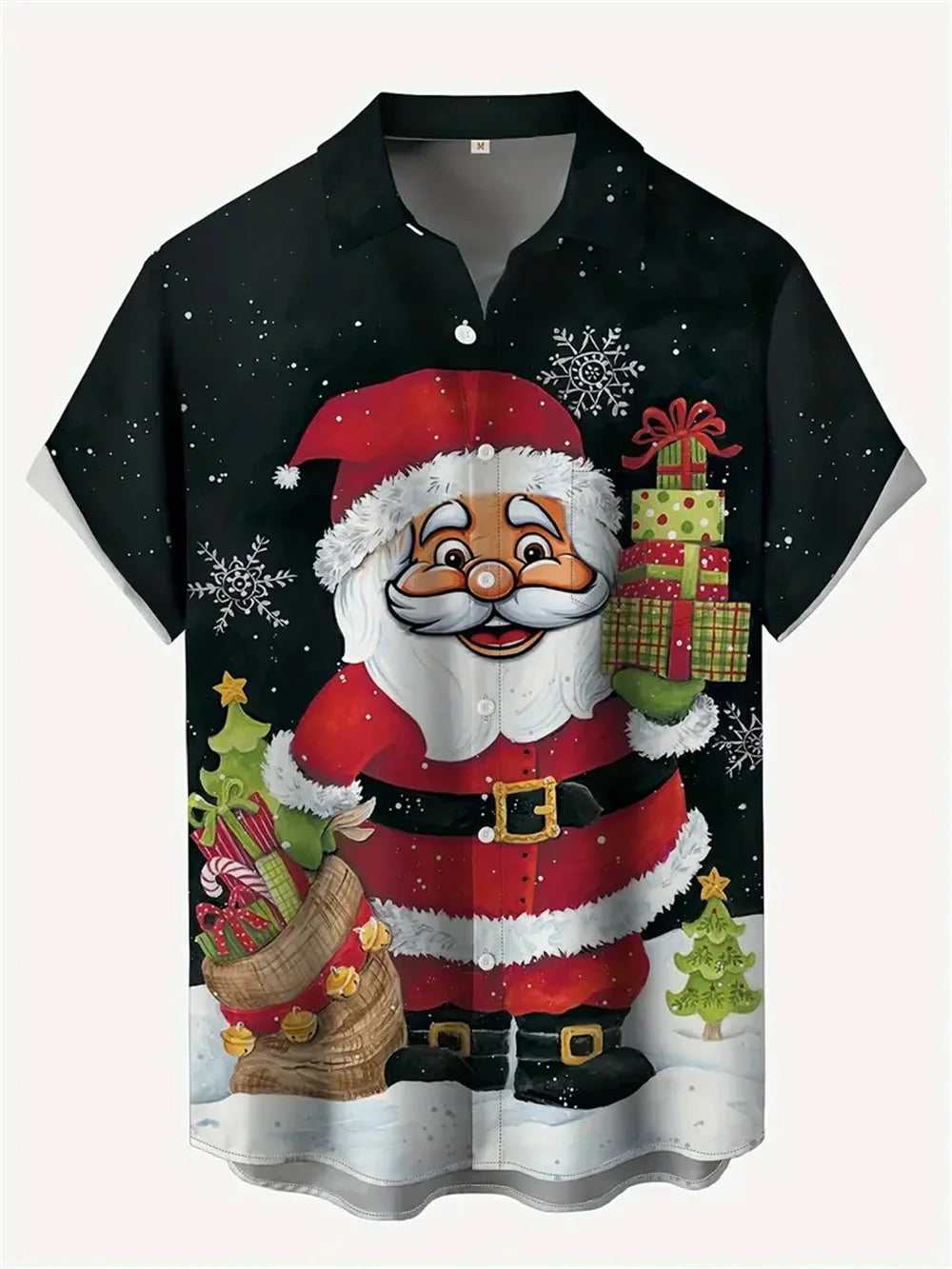 2025 shirt men's casual loose short sleeved