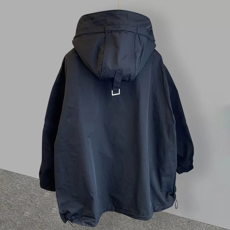 Korean Golf Clothing Trend Hooded Windproof Coat
