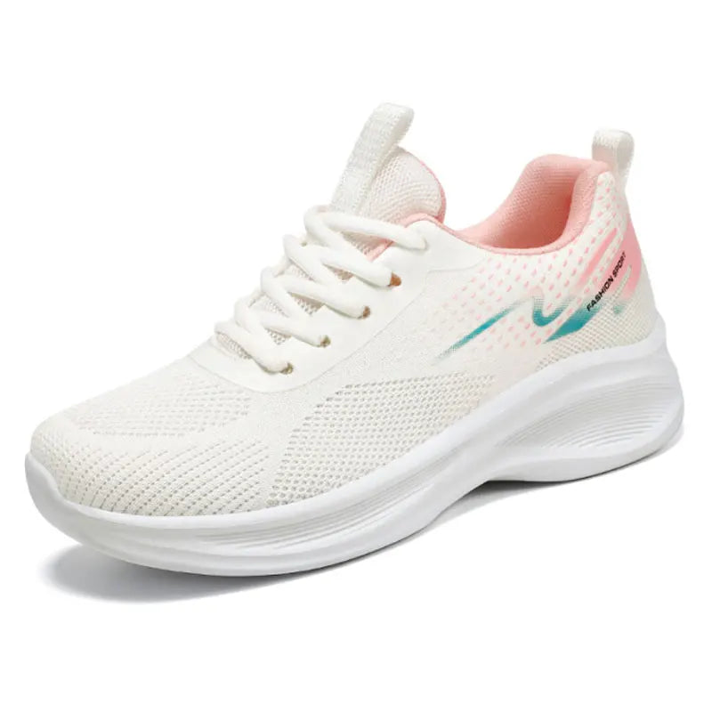 Breathable Lace-up Running Shoe