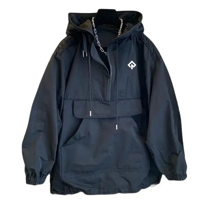 Korean Golf Clothing Trend Hooded Windproof Coat