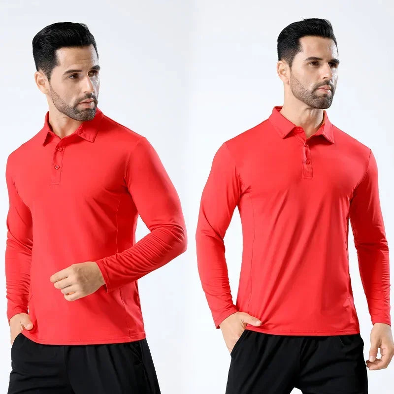 Men Sport T-shirt Breathable Training Long Sleeved