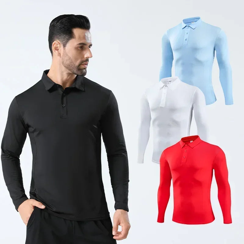 Men Sport T-shirt Breathable Training Long Sleeved