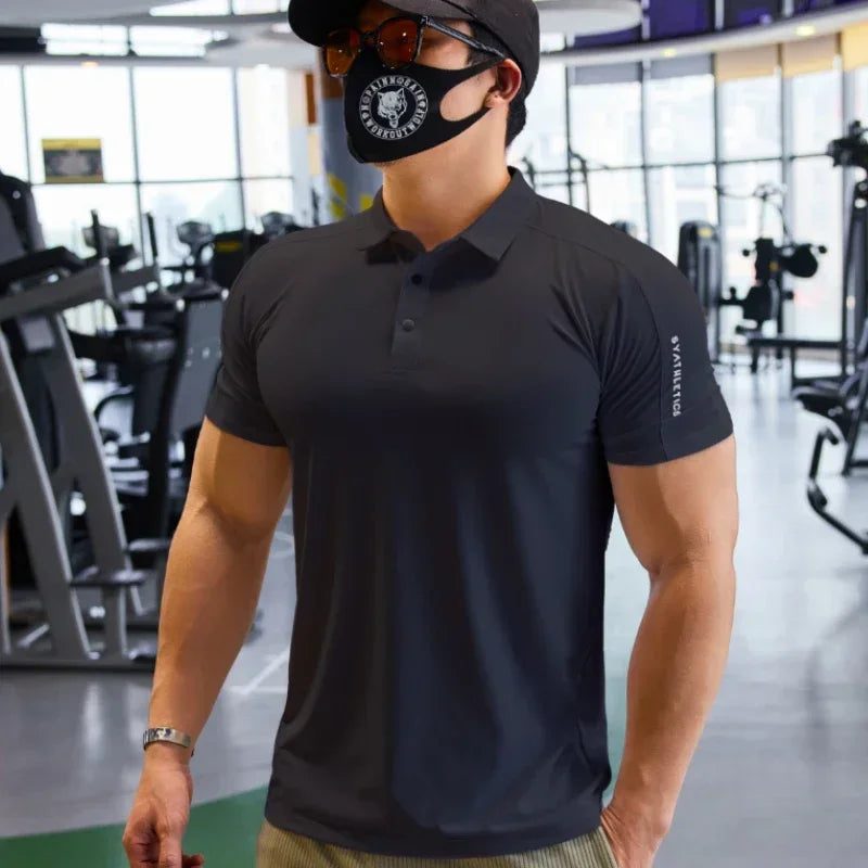 Men Dry Fit Compression Sweatshirt Man Short Sleeve