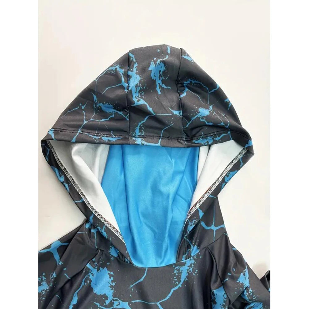 Fishing Hood Riding Tops Wear UPF 50+