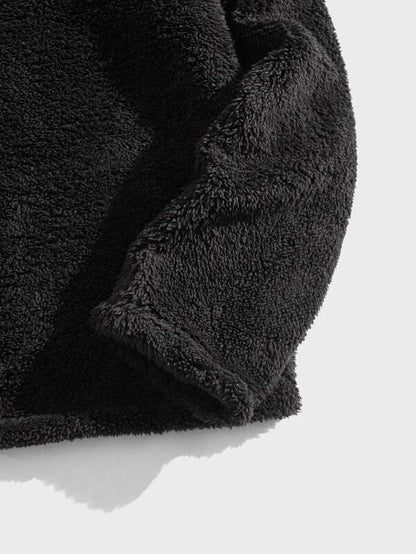 Heren Sweatshirt met Half Zip