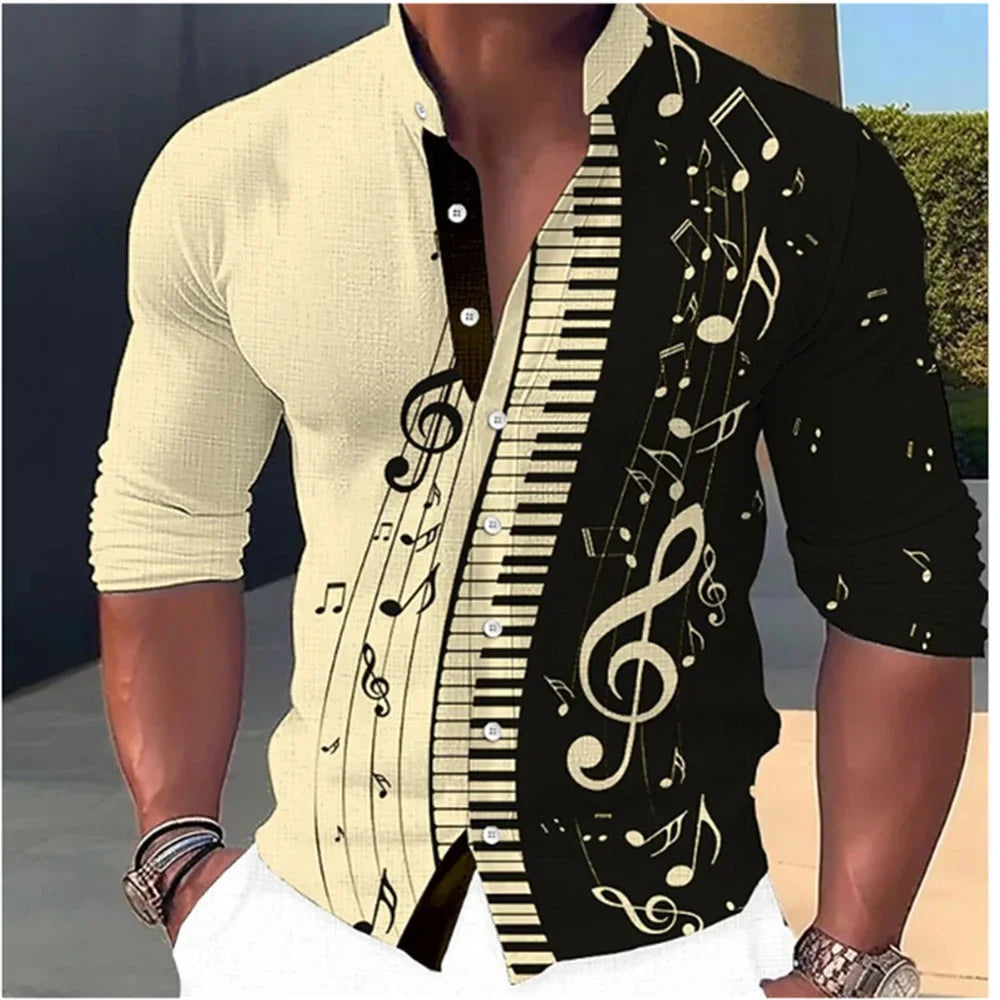New Fashion Standing Collar Men's Creative