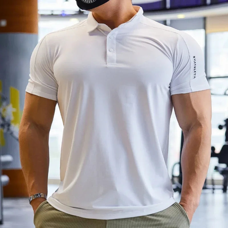Men Dry Fit Compression Sweatshirt Man Short Sleeve