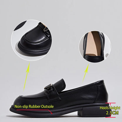 Spring Autumn Women's Shoes Female Genuine Leather