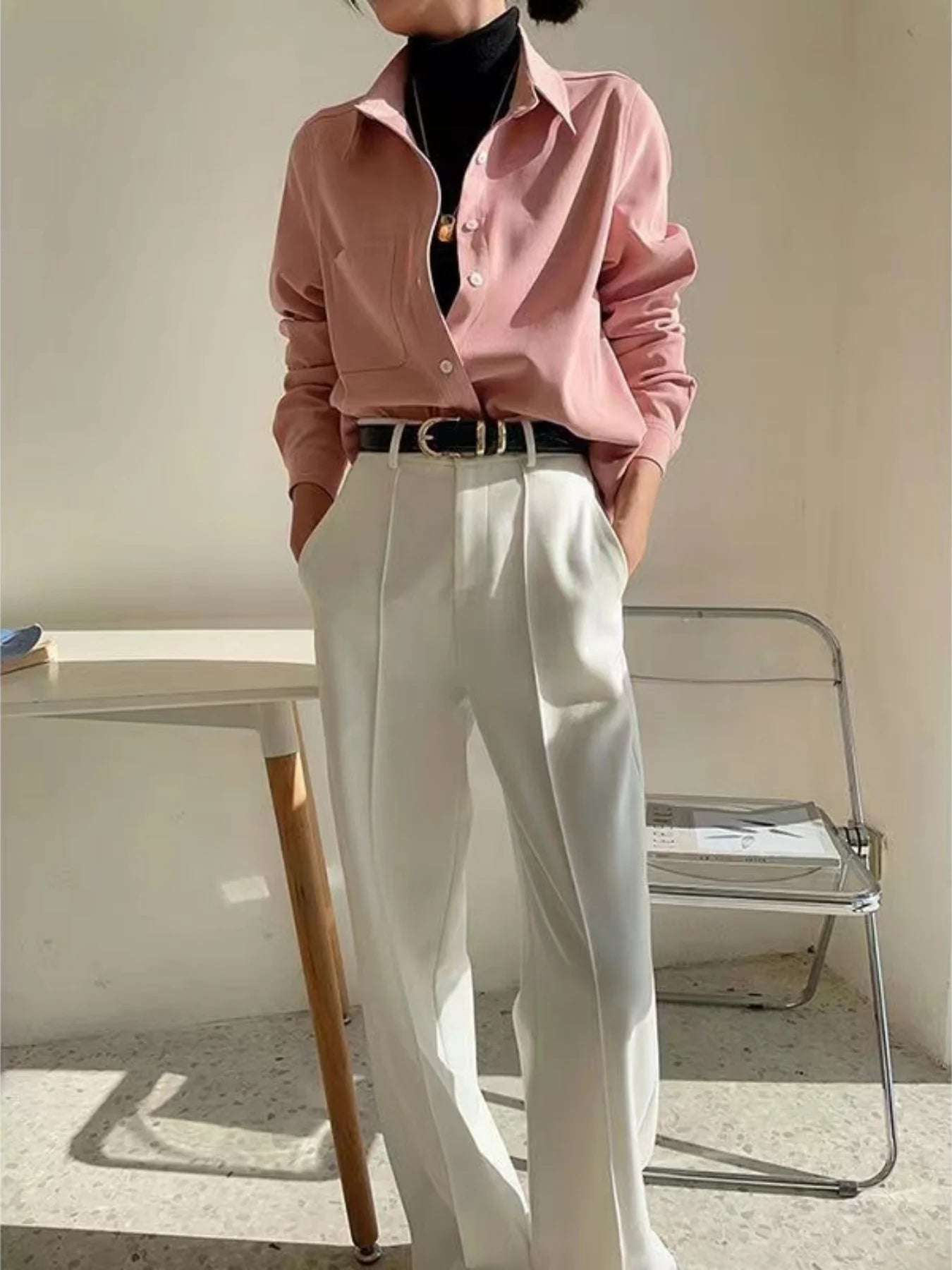 Long-sleeved Shirt for Women Spring and Summer