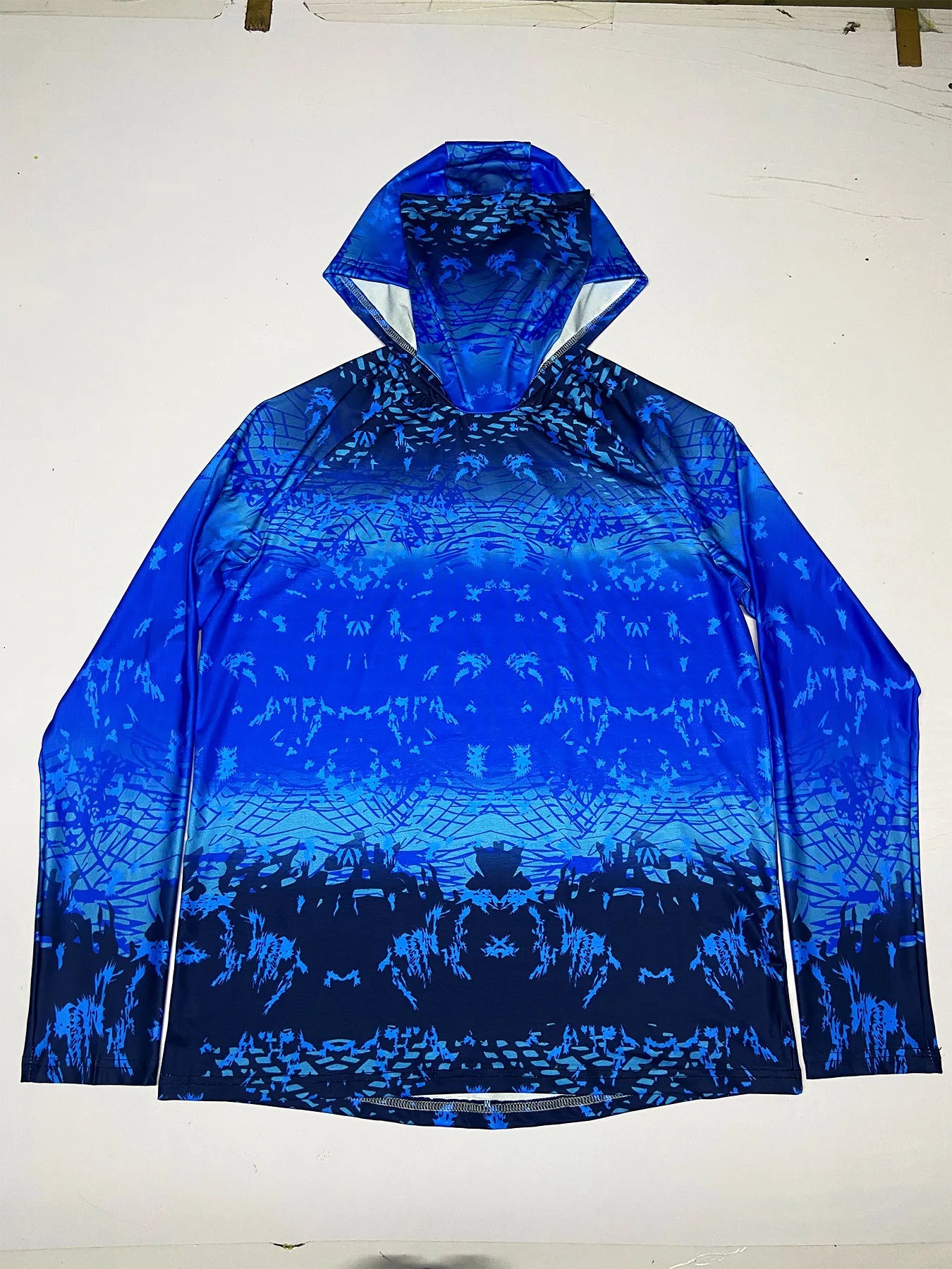 HUK Shirts Men Hooded Mask Fish Tops Wear