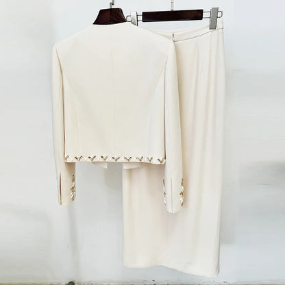 Luxury Beading Crystal Cardigan Jacket
