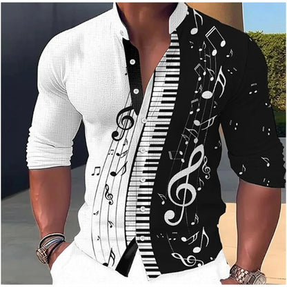 New Fashion Standing Collar Men's Creative