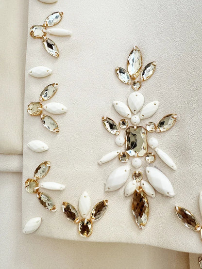 Luxury Beading Crystal Cardigan Jacket