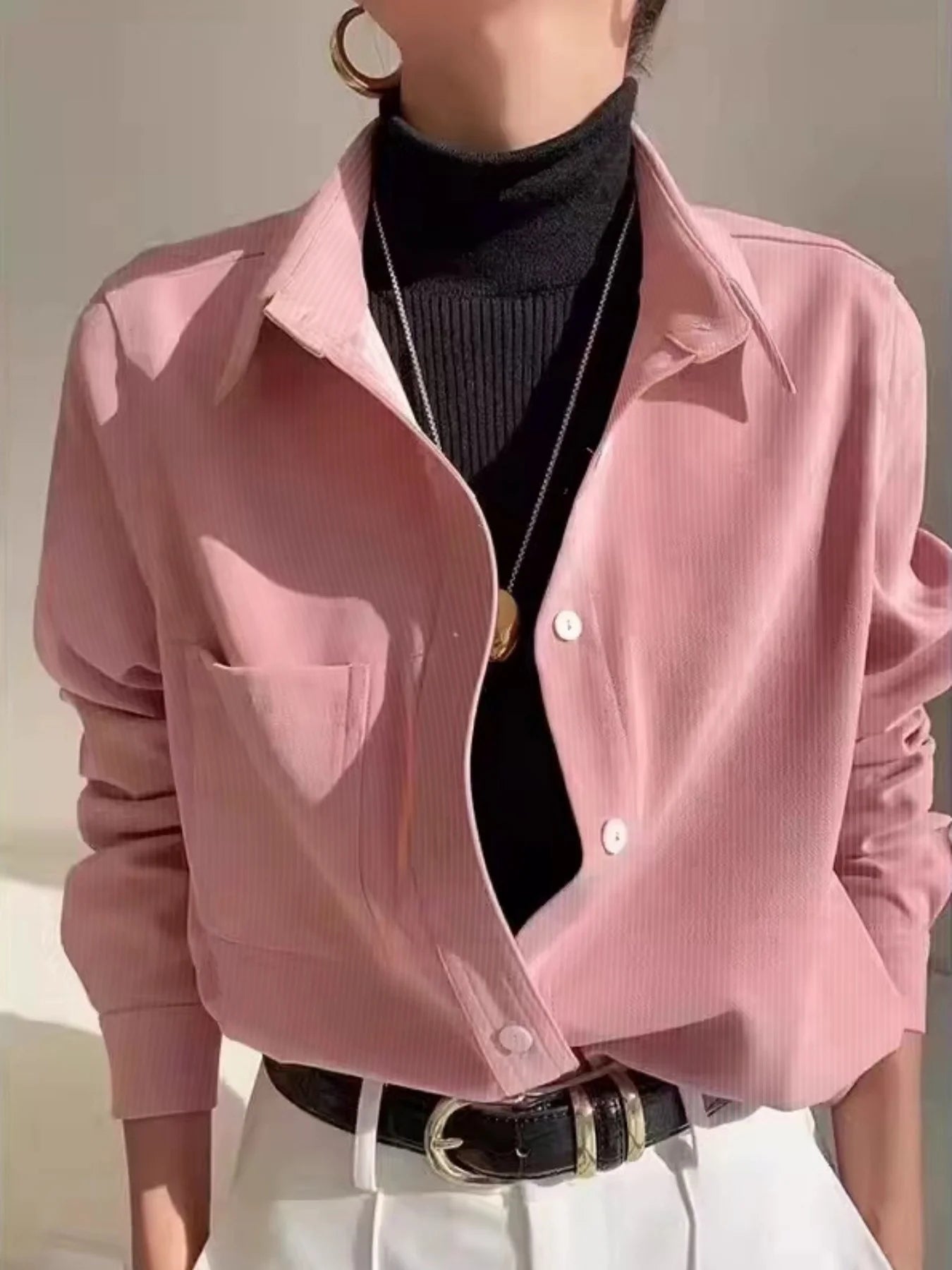 Long-sleeved Shirt for Women Spring and Summer