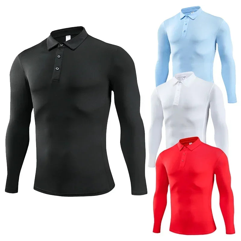 Men Sport T-shirt Breathable Training Long Sleeved