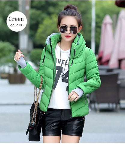 Women's Hooded Quilted Parkas