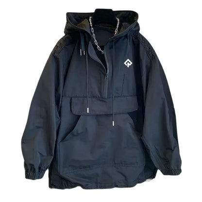 Korean Golf Clothing Trend Hooded Windproof Coat