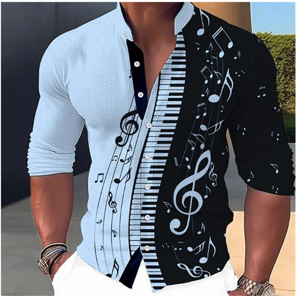 New Fashion Standing Collar Men's Creative