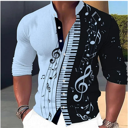New Fashion Standing Collar Men's Creative