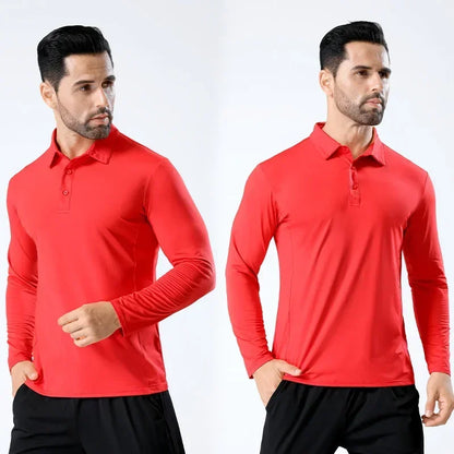 Men Sport T-shirt Breathable Training Long Sleeved