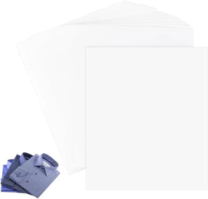 30Pcs White Rectangle Shirt Inserts 11.4x9.4inch Foldable