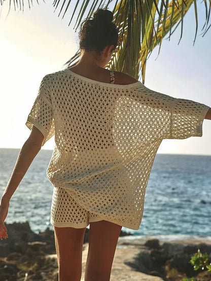 Loose Sport Suit Clothes Holiday Beach Cove-Up 2 Sets
