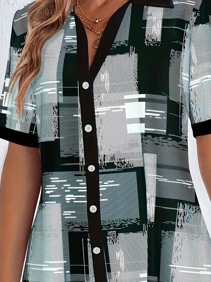Women's Plus Size Shirt Summer Chic Elegant