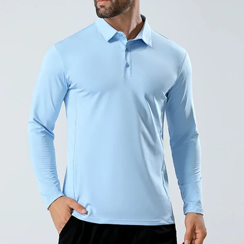 Men Sport T-shirt Breathable Training Long Sleeved
