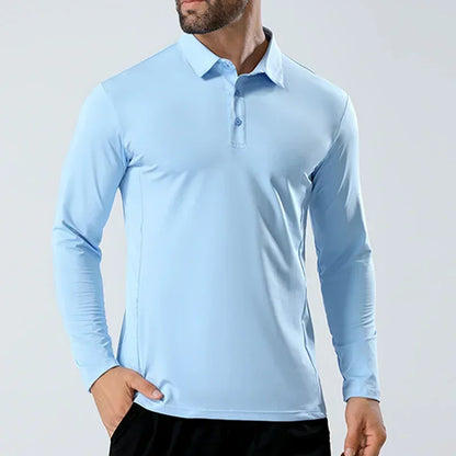 Men Sport T-shirt Breathable Training Long Sleeved