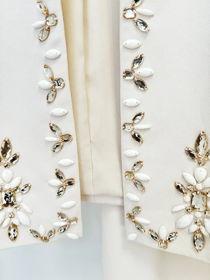 Luxury Beading Crystal Cardigan Jacket