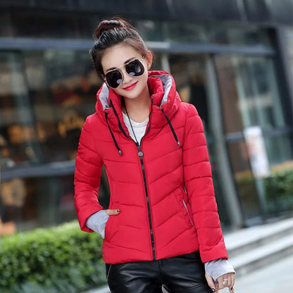 Women's Hooded Quilted Parkas